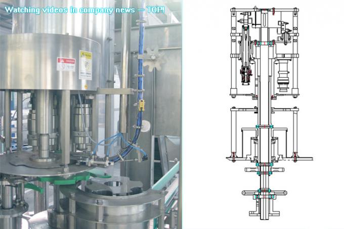 PLC Kontrollü / Rotary Dolgulu Enerji Tasarruflu Saf Şişelenmiş Su Üretim Makineleri